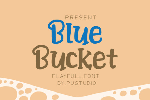 Blue Bucket: A Refreshing Display Font for Web Design Projects