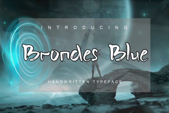 Brondes Blue: A Cool, Friendly Display Font for Modern Editorial Design