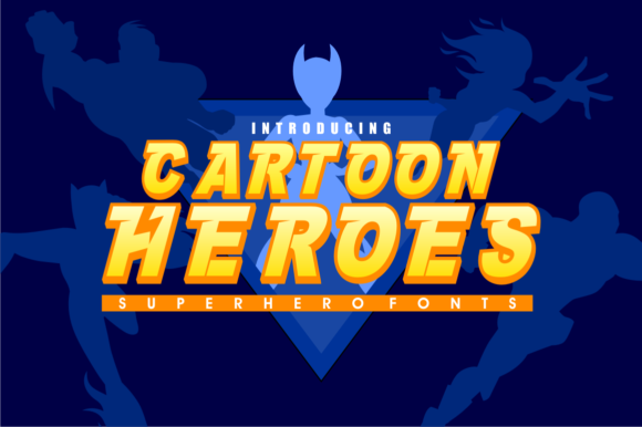 Cartoon Heroes: A Bold Display Font for Playful Brand Identities