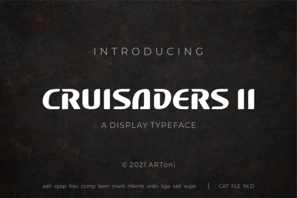 Cruisader II: A Bold Display Font That Elevates Brand Identity
