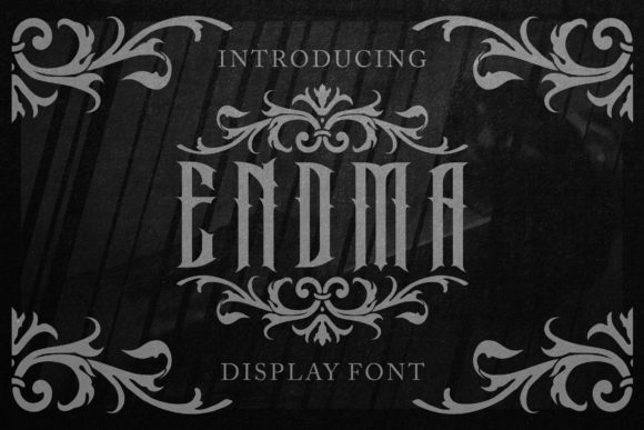 Endma: A Bold Display Font That Brings Handmade Designs to Life