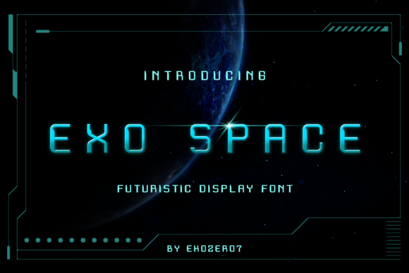 Exo Space: A Futuristic Display Font for Modern Web Design