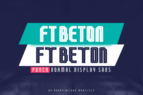 FT Beton Punch: A Bold Display Font That Elevates Small Business Branding