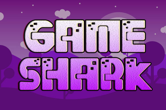 Game Shark: A Playful Display Font for Digital Branding