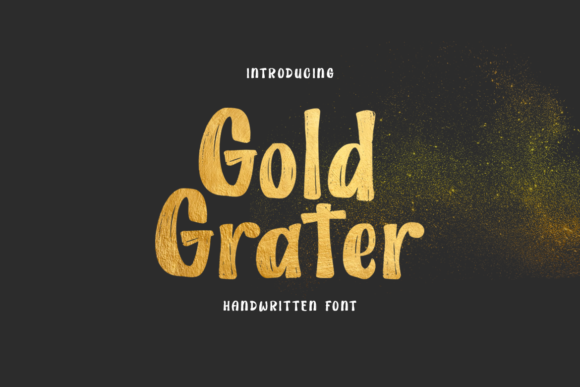 Gold Grater: A Bold Display Font for Modern Web Design