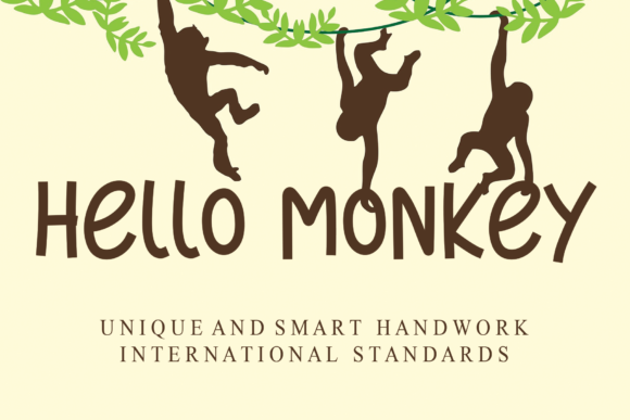 Hello Monkey: A Designer’s Take on This Playful Display Font