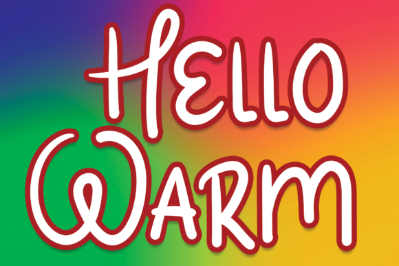 Hello Warm: A Quirky Display Font for Playful Branding Projects