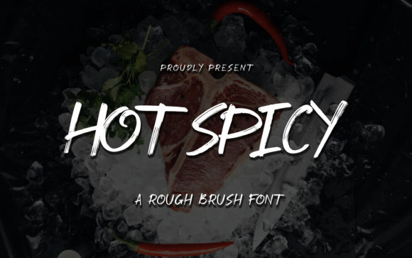 Hot Spicy: A Bold Display Font for Crafters and Product Makers