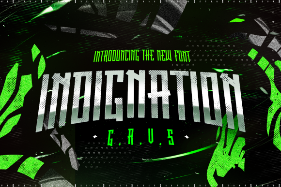 Indignation: A Bold Display Font That Elevates Brand Identity