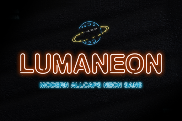 Lumaneon: A Bold Display Font for Modern Editorial Design