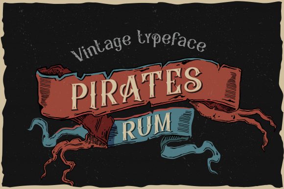 Pirates Rum: A Vintage Display Font for Bold Web Design