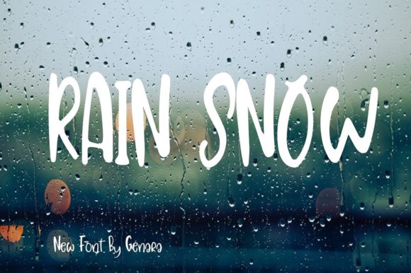 Rain Snow: A Versatile Display Font for Modern Web Design