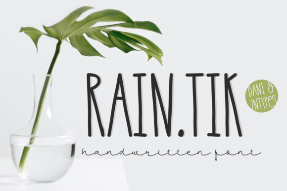 Raintik: A Quirky Display Font for Modern Web Design