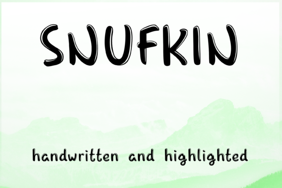 Snufkin: A Playful Display Font for Modern Editorial Design