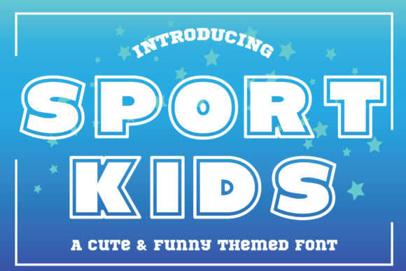 Sport Kids: A Bold Display Font for Dynamic Campaign Visuals