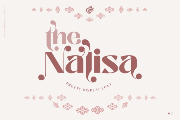 The Nalisa: A Stylish Display Font That Elevates Small Business Branding