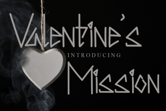 Valentine's Mission: A Stylish Display Font for Small Business Branding